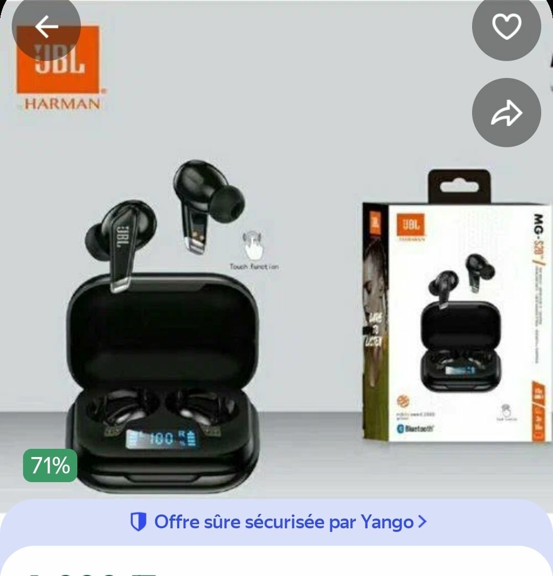 Écouteurs Bluetooth JBl