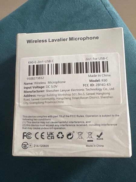 Microphone Sans fíl Levalier