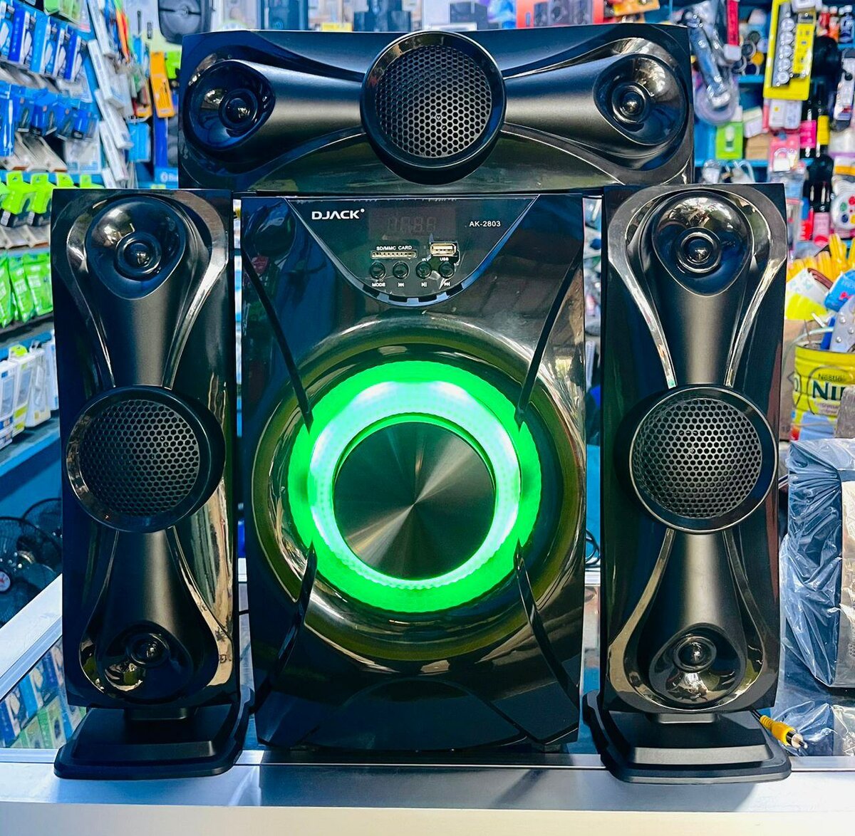 Système Audio DJACK avec Éclairage LED