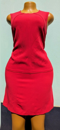 red dress, size M
