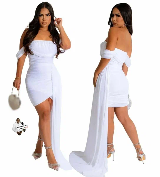 Robe de soirée blanche