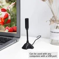 USB MINI STAND MIC.Mini Microphone,USB 2.0 Desktop Microphone,Flexible Condenser Mic,Desktop Stand Mic for Computer, Laptop Notebook