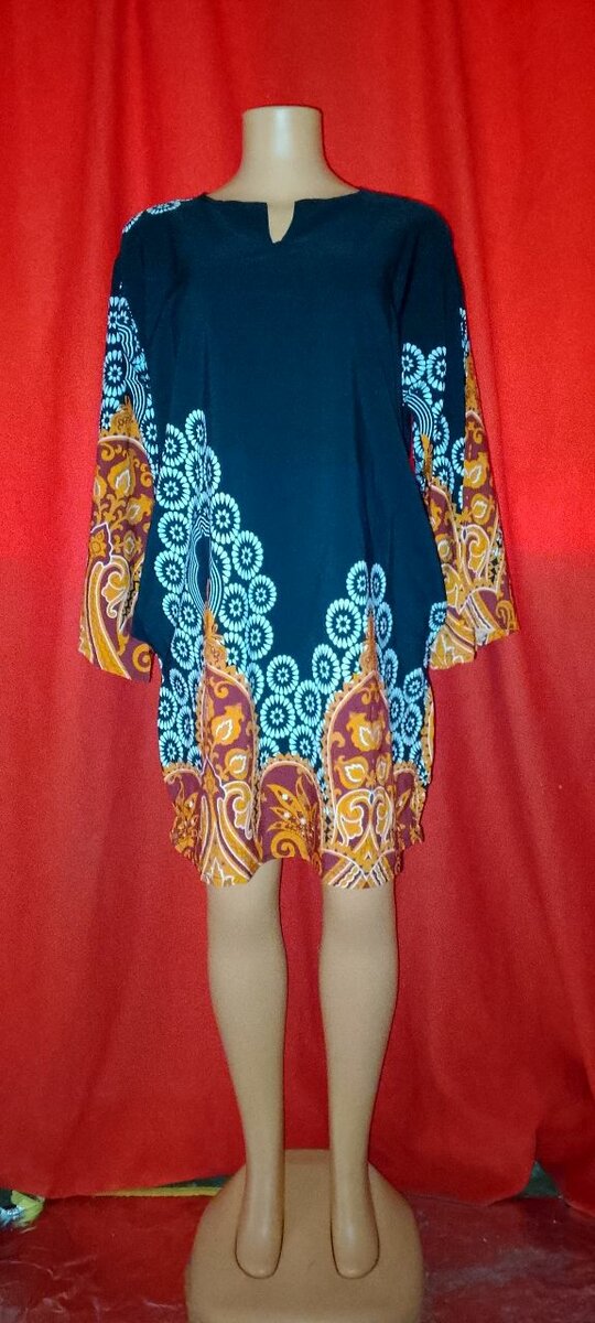 Vibrant Printed Tunic Top