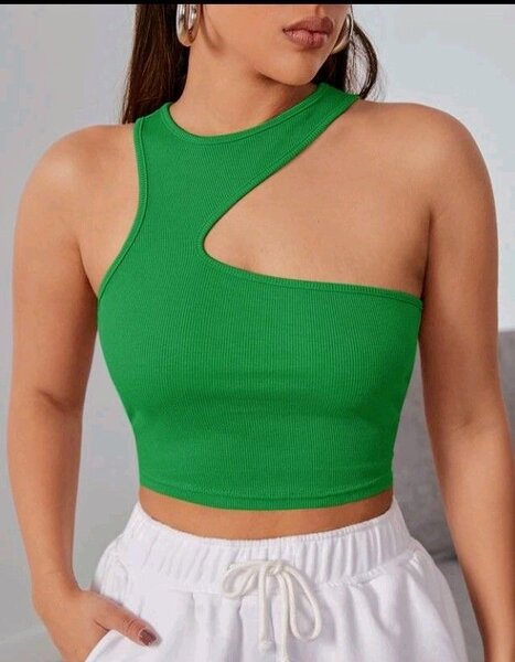 Top asymétrique femme