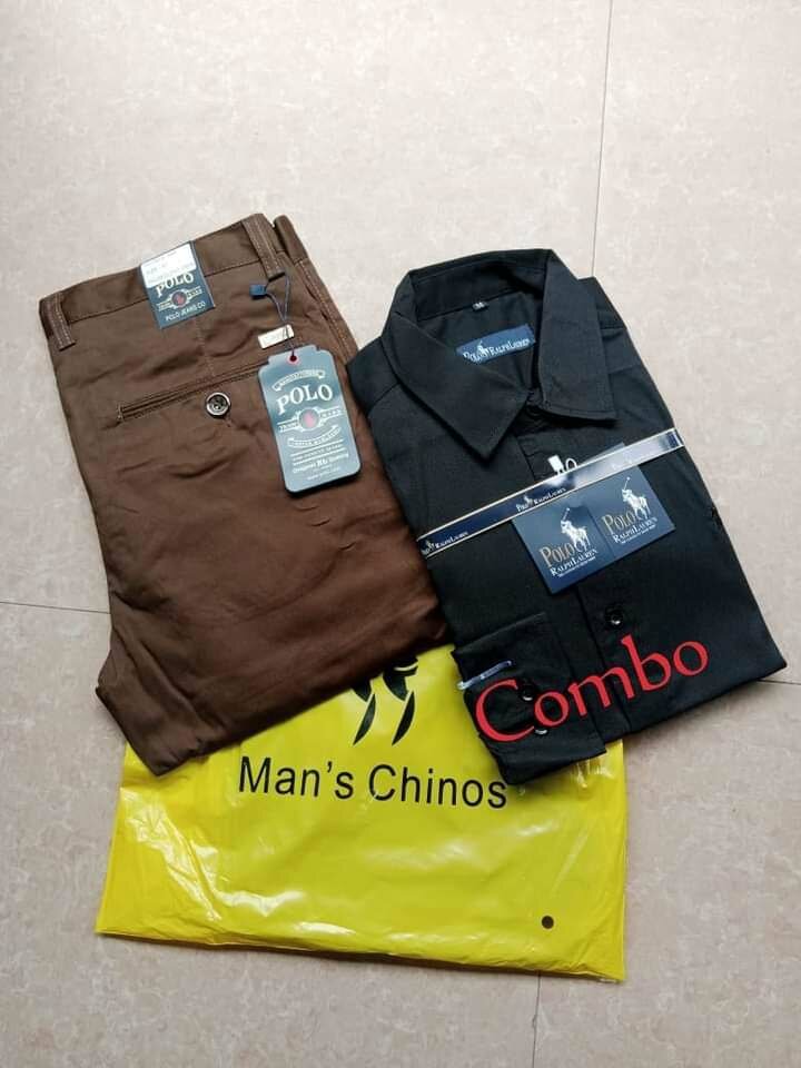 Chino and smart shirts combos.