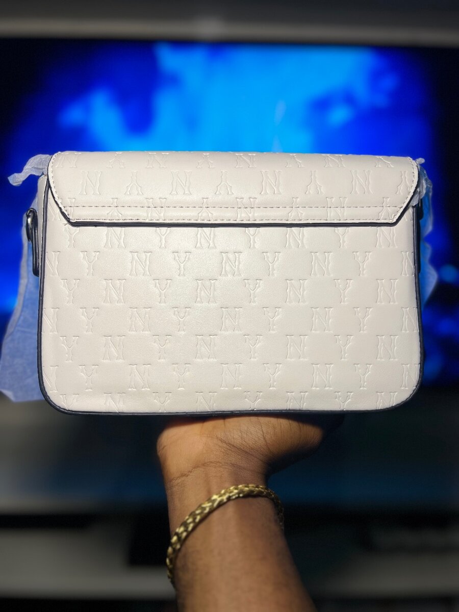 Sacoche NEW YORK blanche