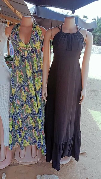 Robe en tissu
