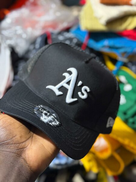 Casquette Trucker A's noire pour homme