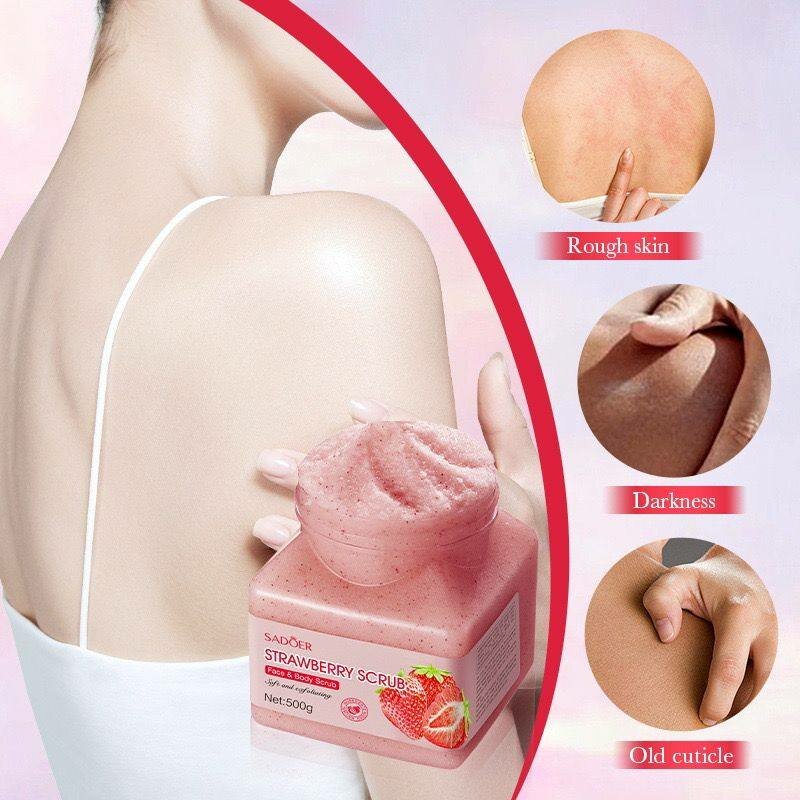 Exfoliating body and face scrub