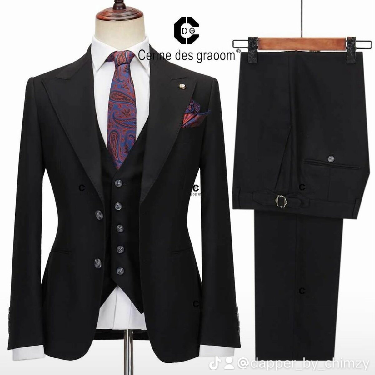 Men's suit  black