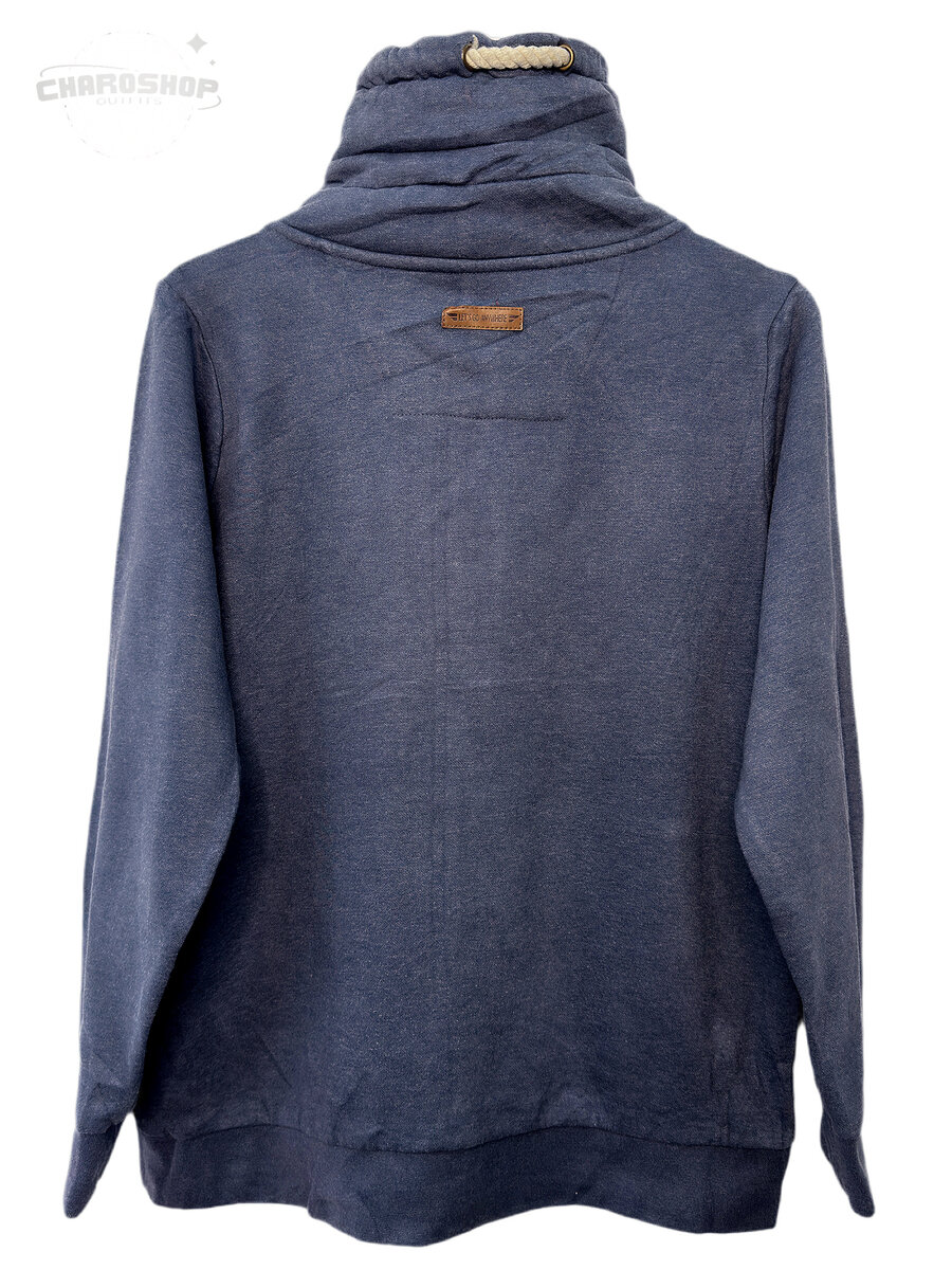 Hoodie zippé bleu pour homme