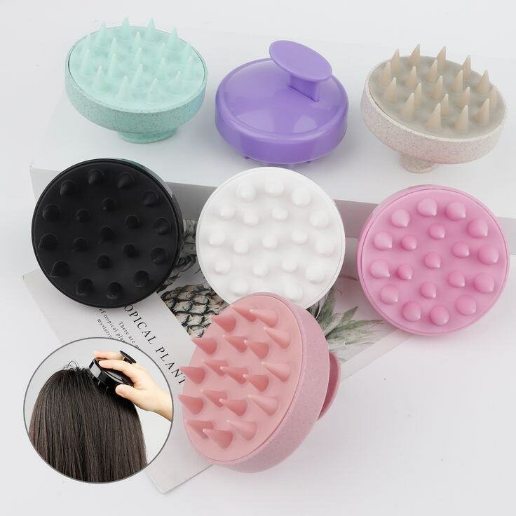 Brosse de massage du cuir chevelu