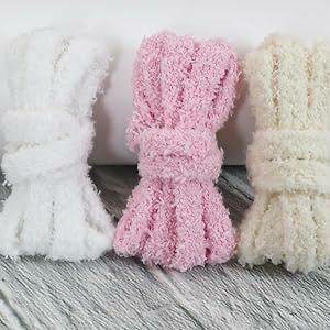 Lacets en peluche doux