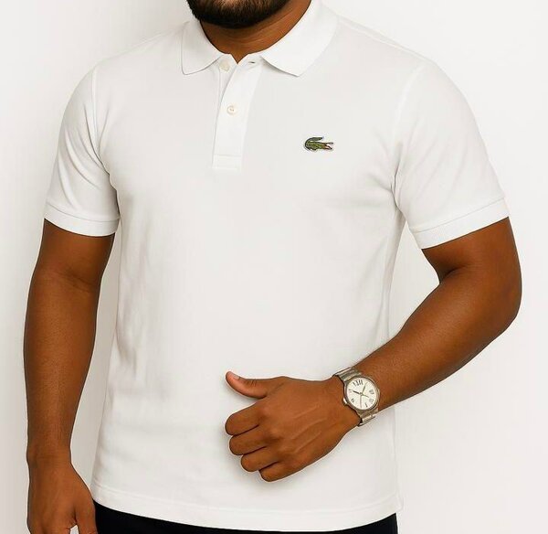 Polo blanc homme élégant