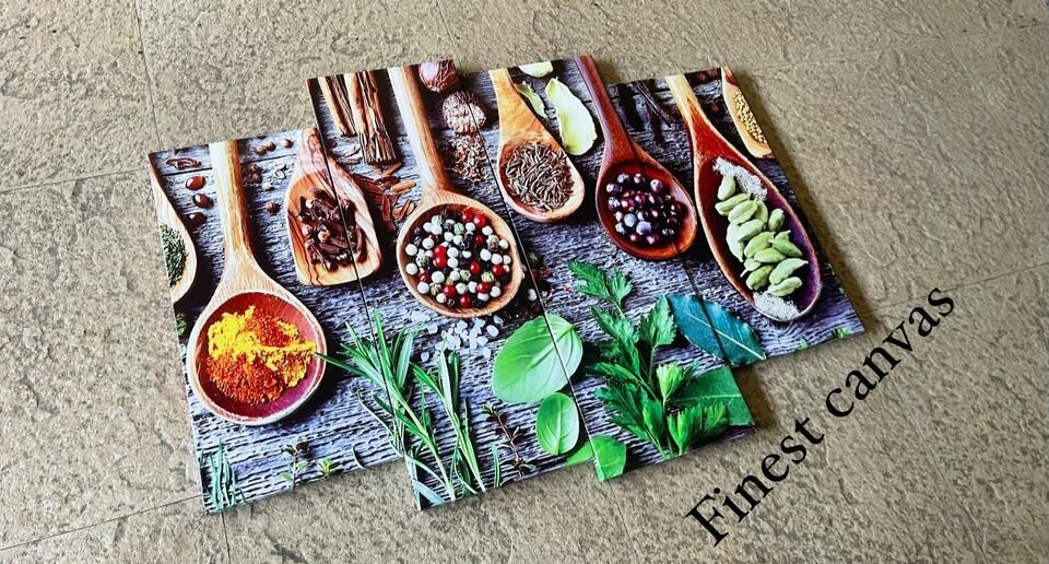 Painting on canvas of 4 pieces