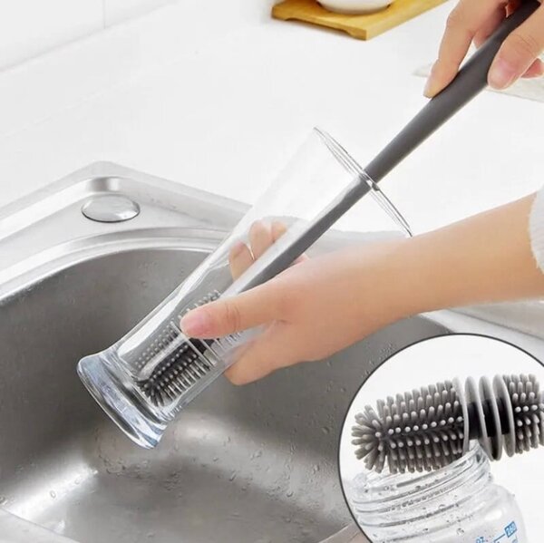 Silicone Glass/ Bottle Cleaner