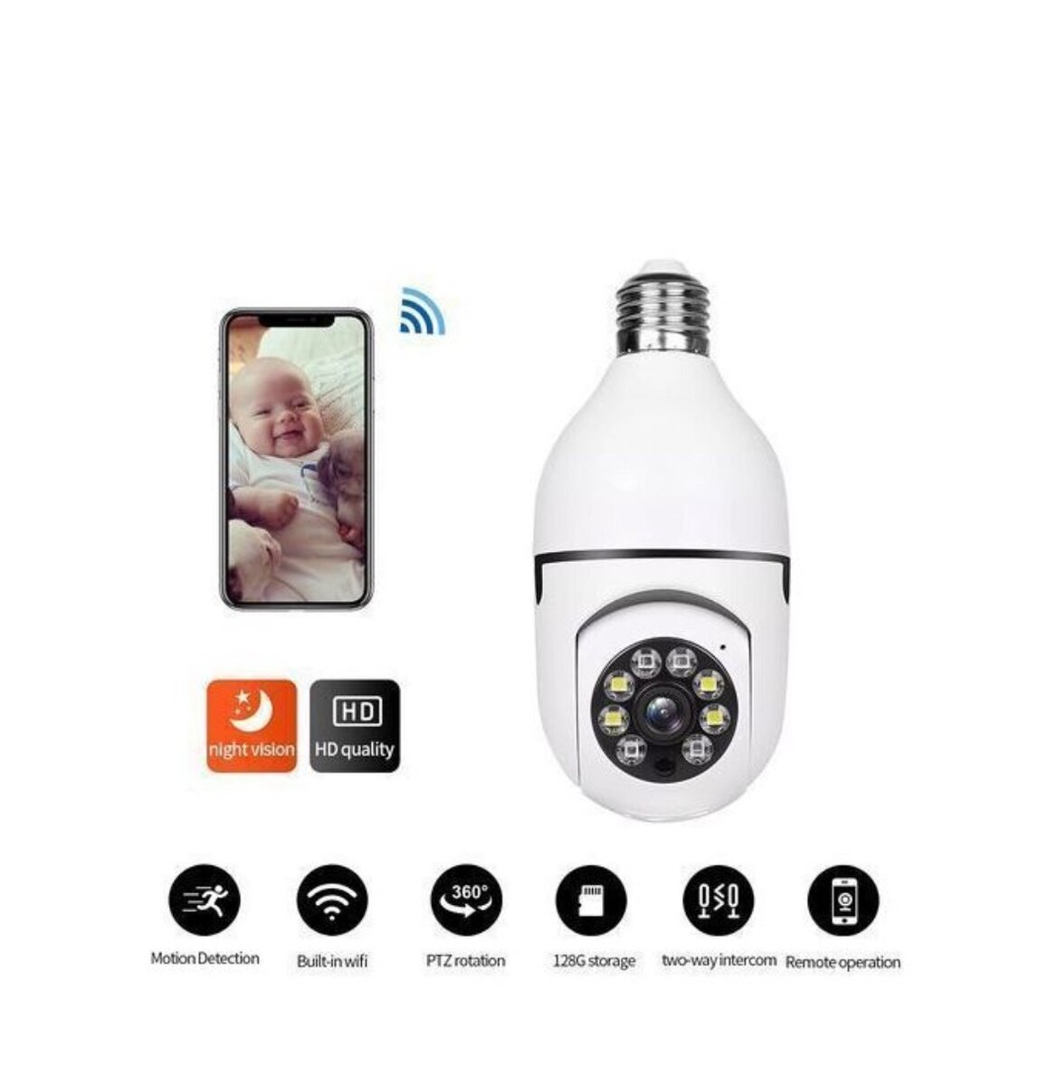 Caméra de surveillance vidéo wifi