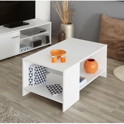 Table basse moderne blanche