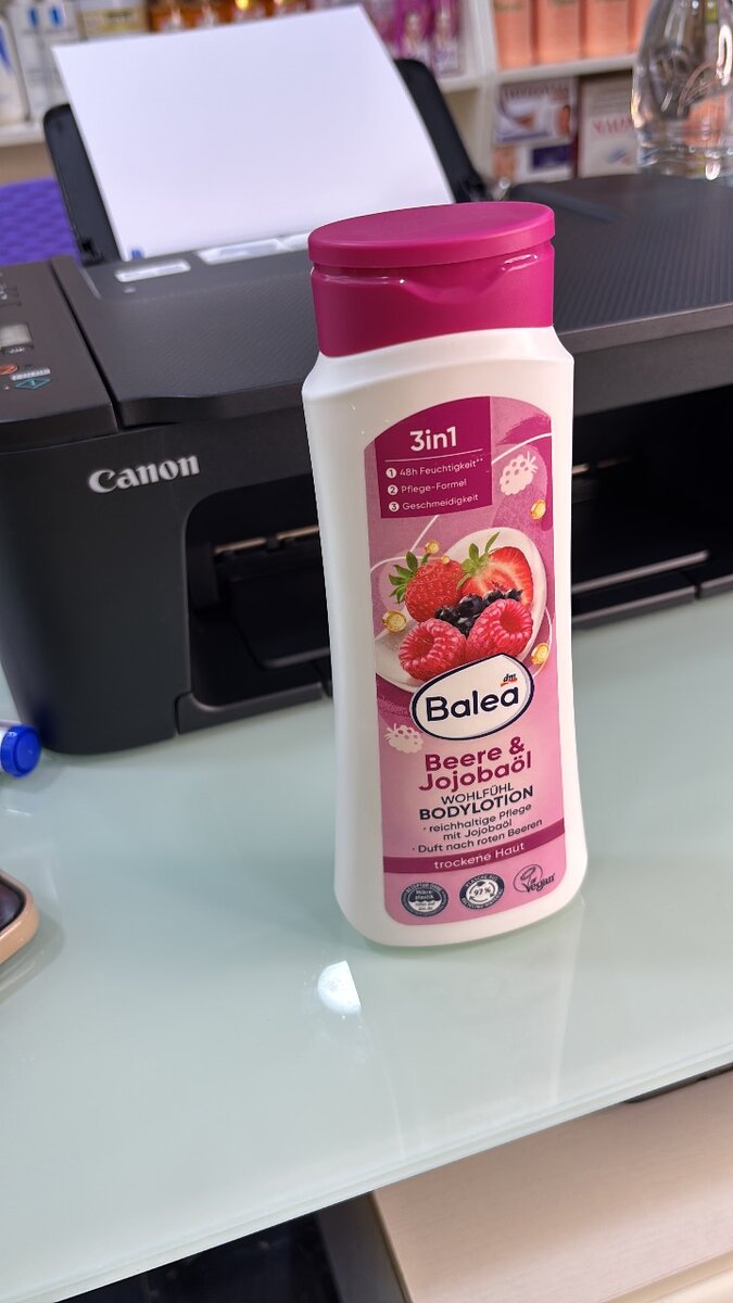 Balea Beere & Jojobaöl Lotion