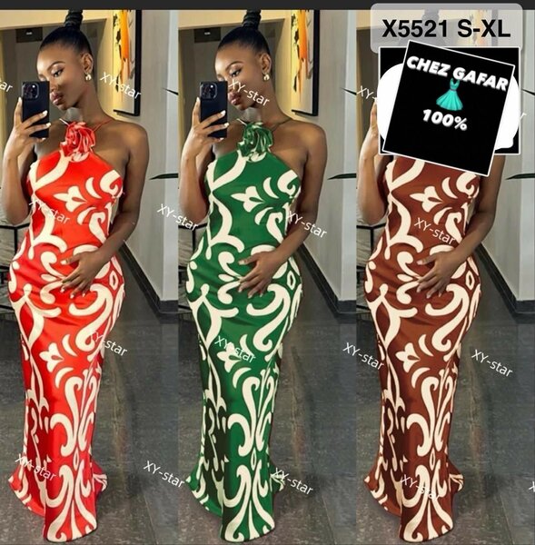 Elegant Halter Maxi Dress