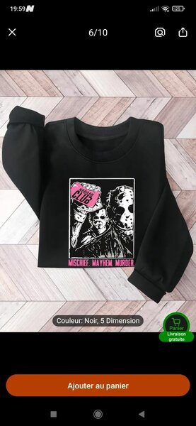 Sweatshirt Club Noir