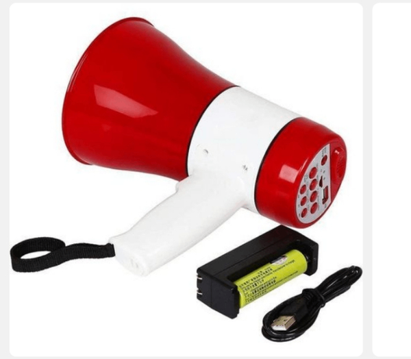 Mégaphone rechargeable USB