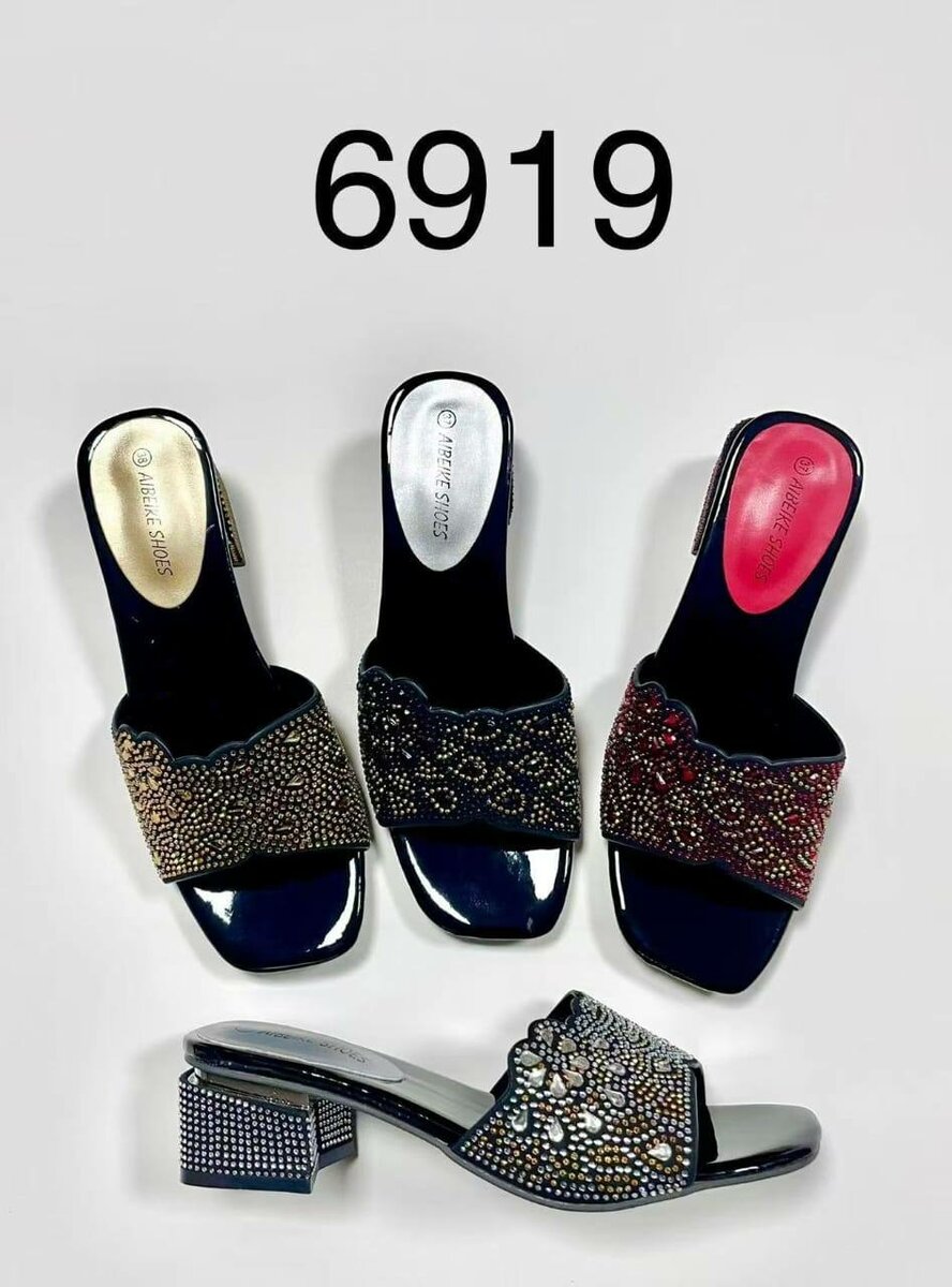 Ladies low Heel Slipper