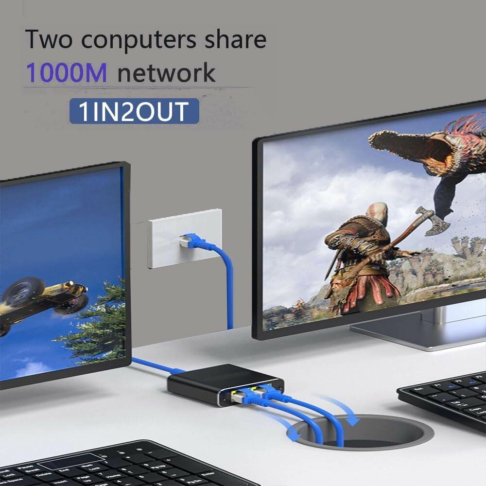 Adaptateur Réseau Gigabit 1x2