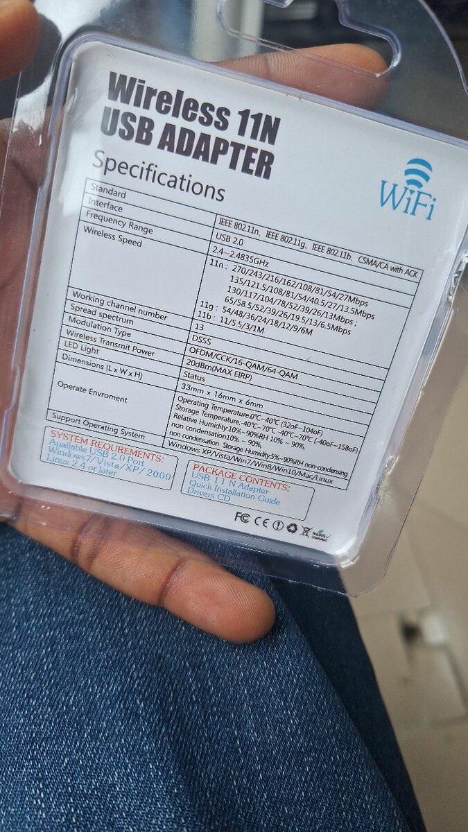 Wireless 11N USB Adapter