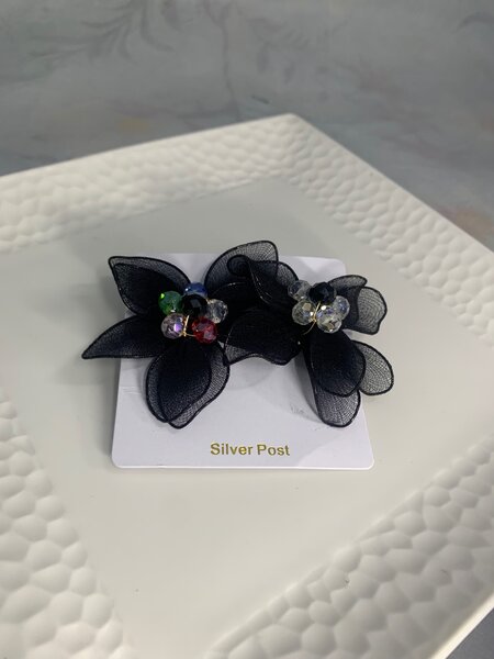 Boucles d'oreilles fleurs élégantes
