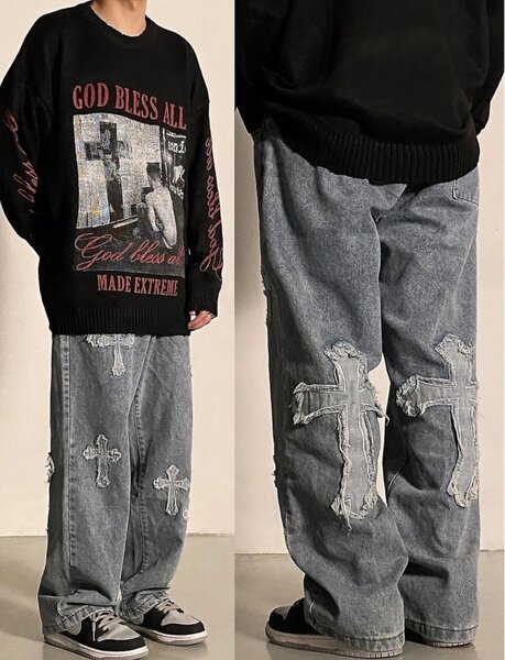 Jeans tendance homme streetwear