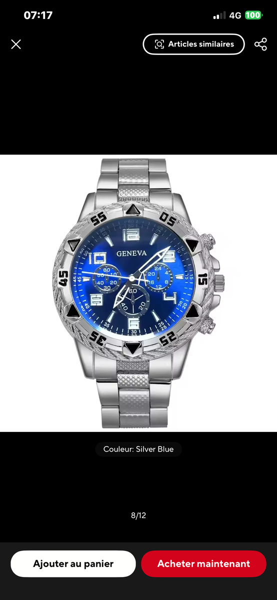 Montre Chronographe Homme