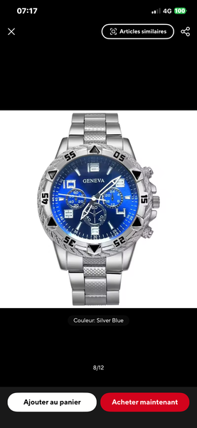 Montre Chronographe Homme