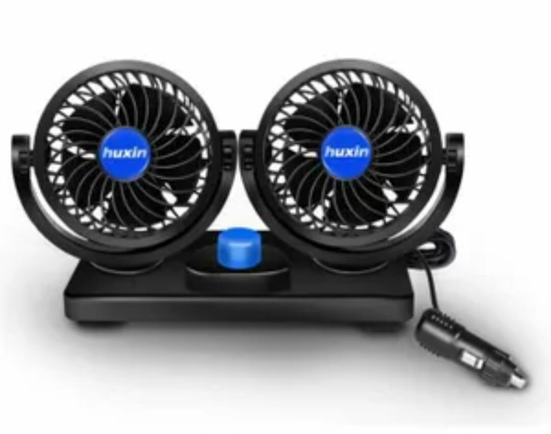 Mini Ventilateur à 2 Têtes  Double Fraîcheur