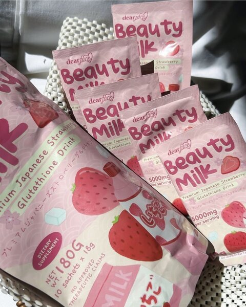Beauty Milk Fraise Glutathione