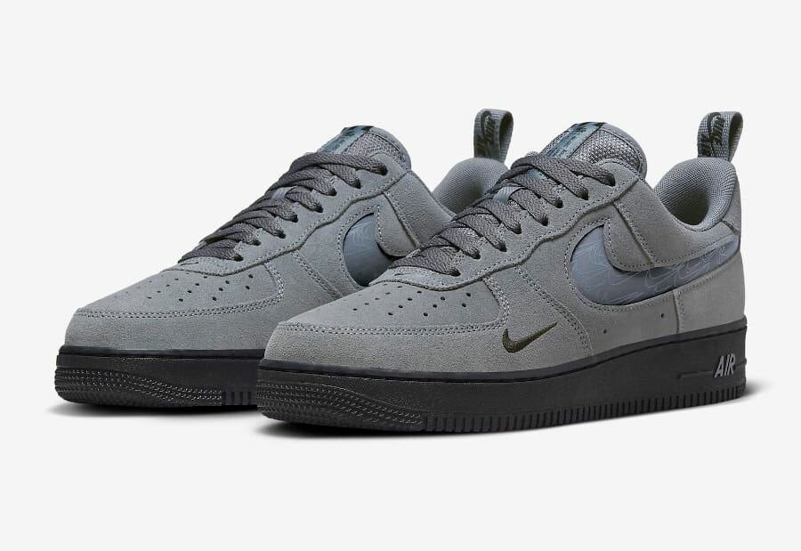 Baskets Air Force 1 Gris Homme