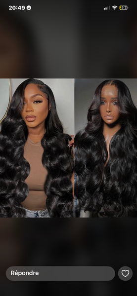 Perruque Luxueuse Ondulée