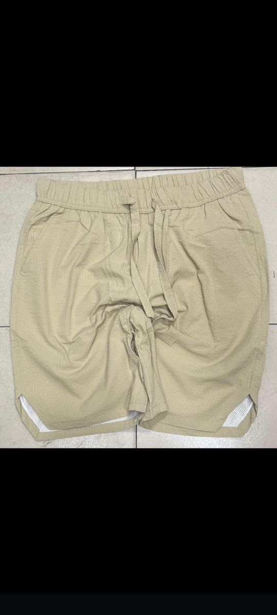 Shorts beige en coton