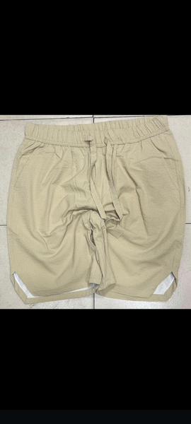 Shorts beige en coton