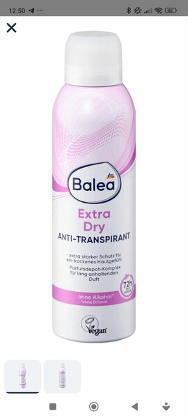 Déodorant Balea Extra Dry