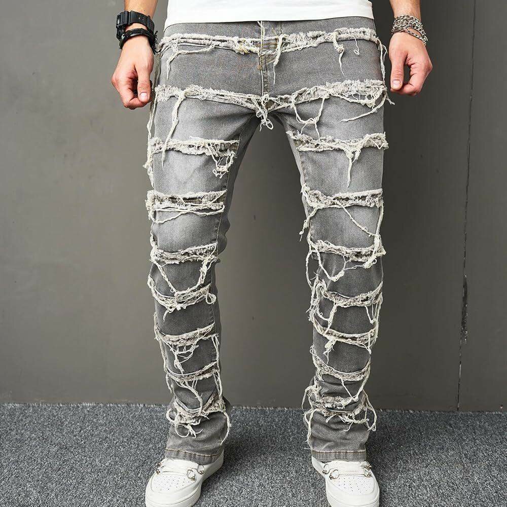 Jean déchiré stylé homme