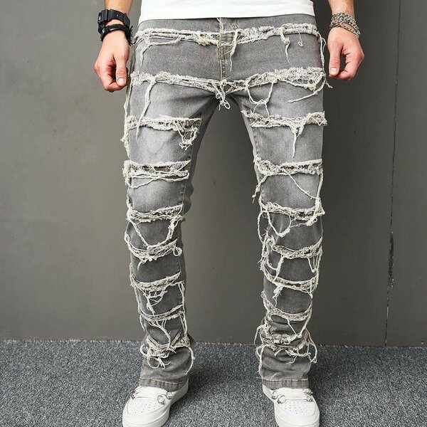 Jean déchiré stylé homme