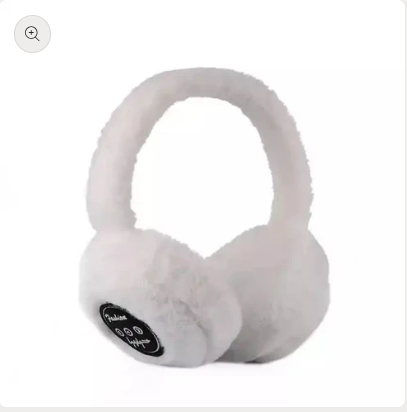 écouteurs en peluche