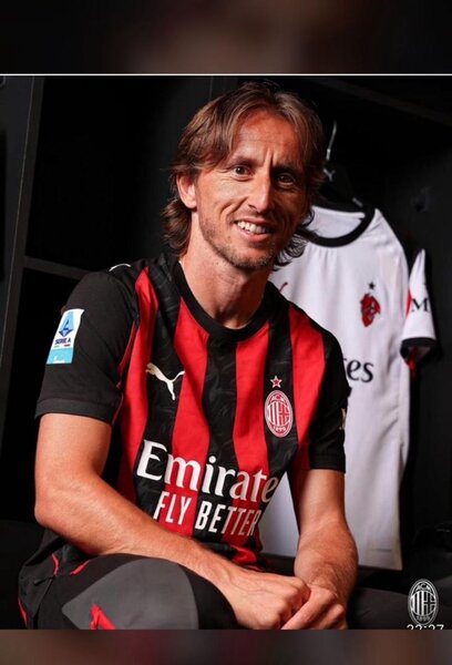 Maillot AC Milan Rouge Noir