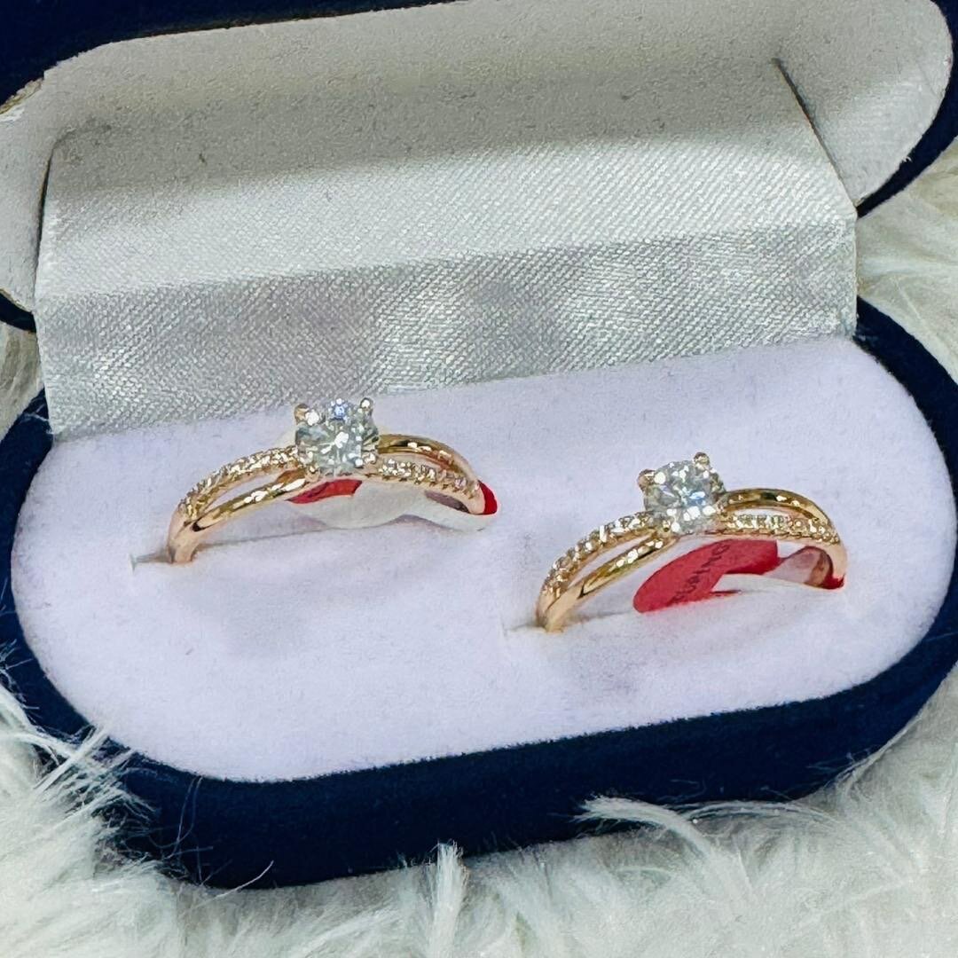 Bague élégante en or avec diamant