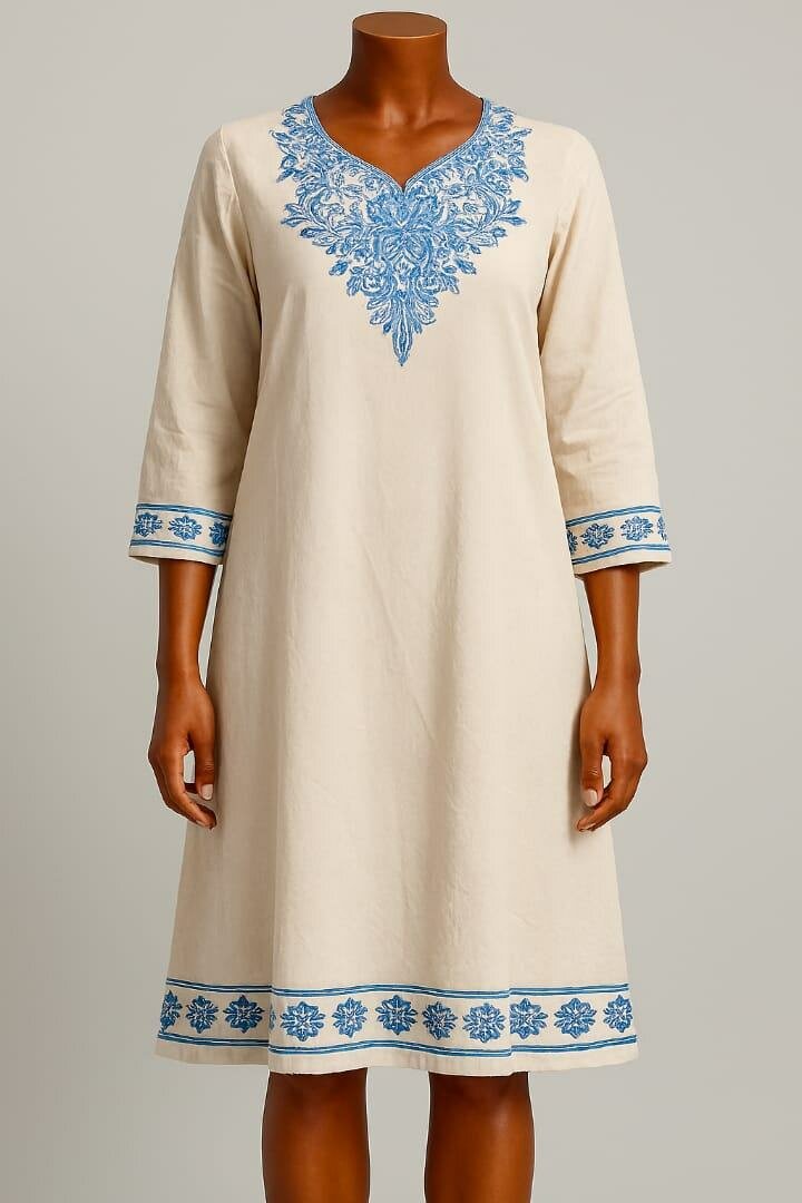 Robe féminine imprimée élégante