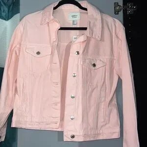 Denim pink jacket available