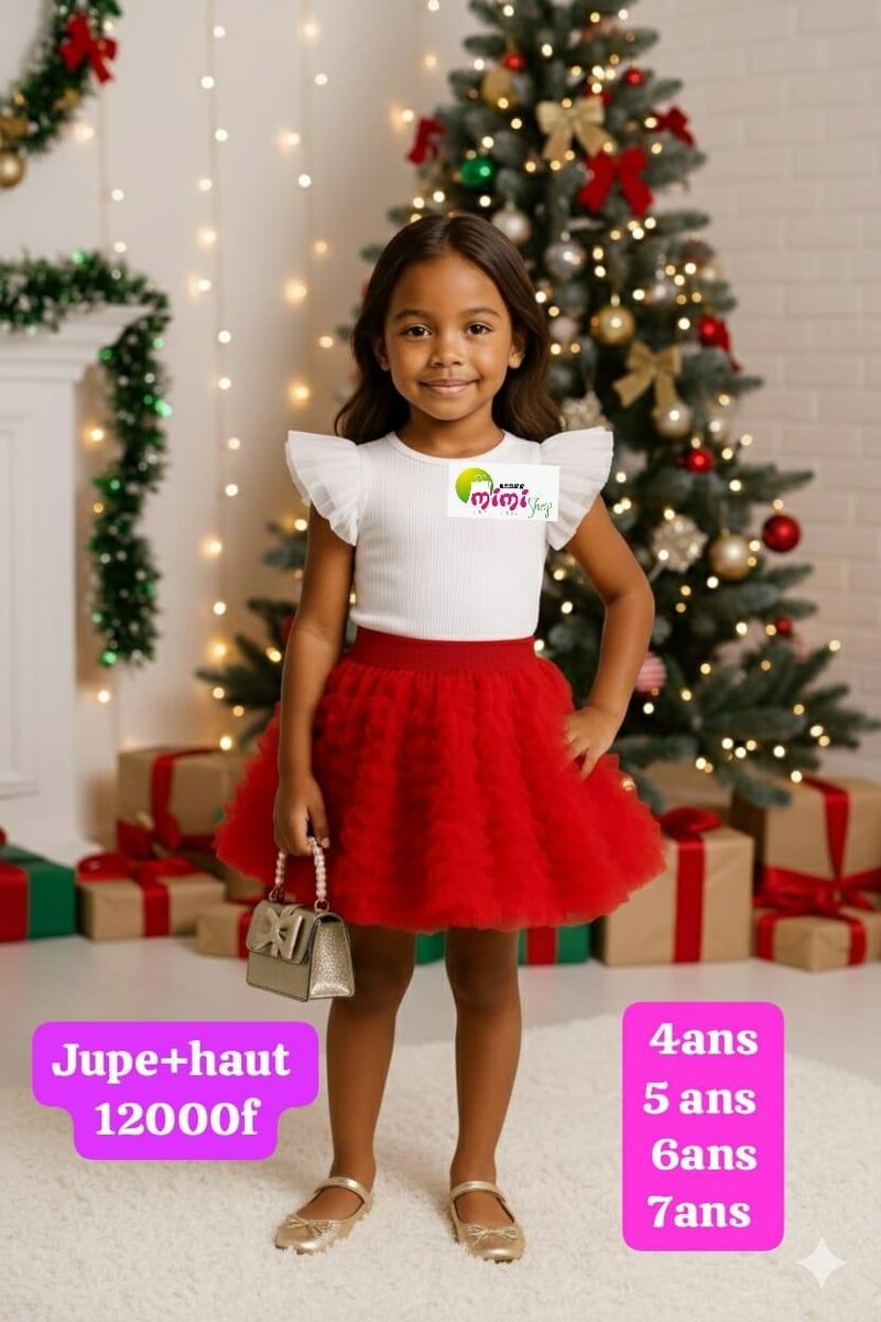 ENSEMBLE FILLES POUR NOEL