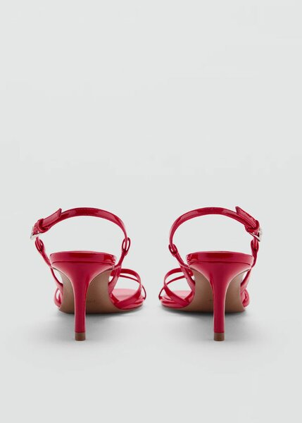 Sandales à talons hauts rouges MNG