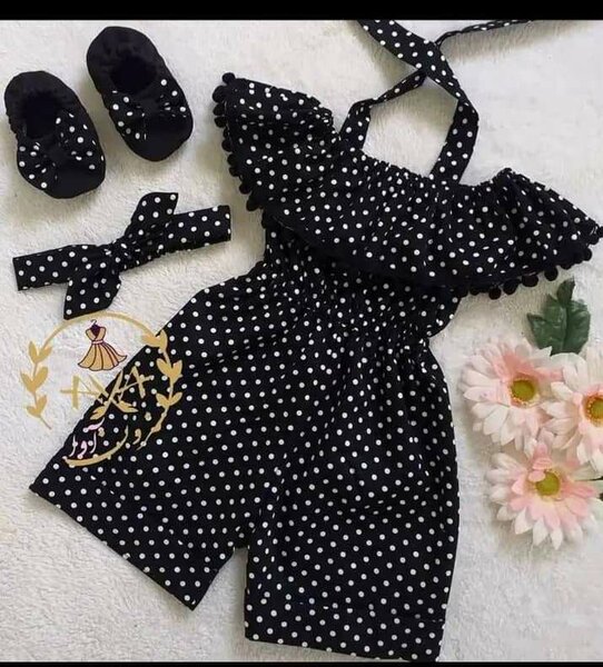 Ensemble bébé à pois